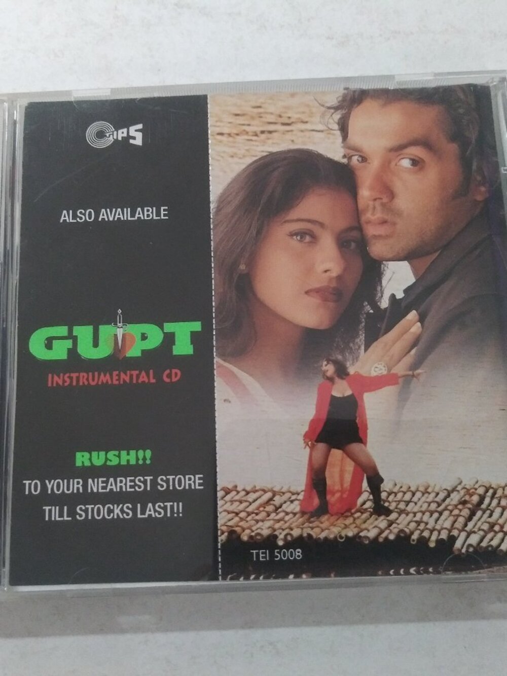 Gupt - Movie Soundtrack Instrumentals VG+ India Culture Tips TEI5008 CD 1997 OOP